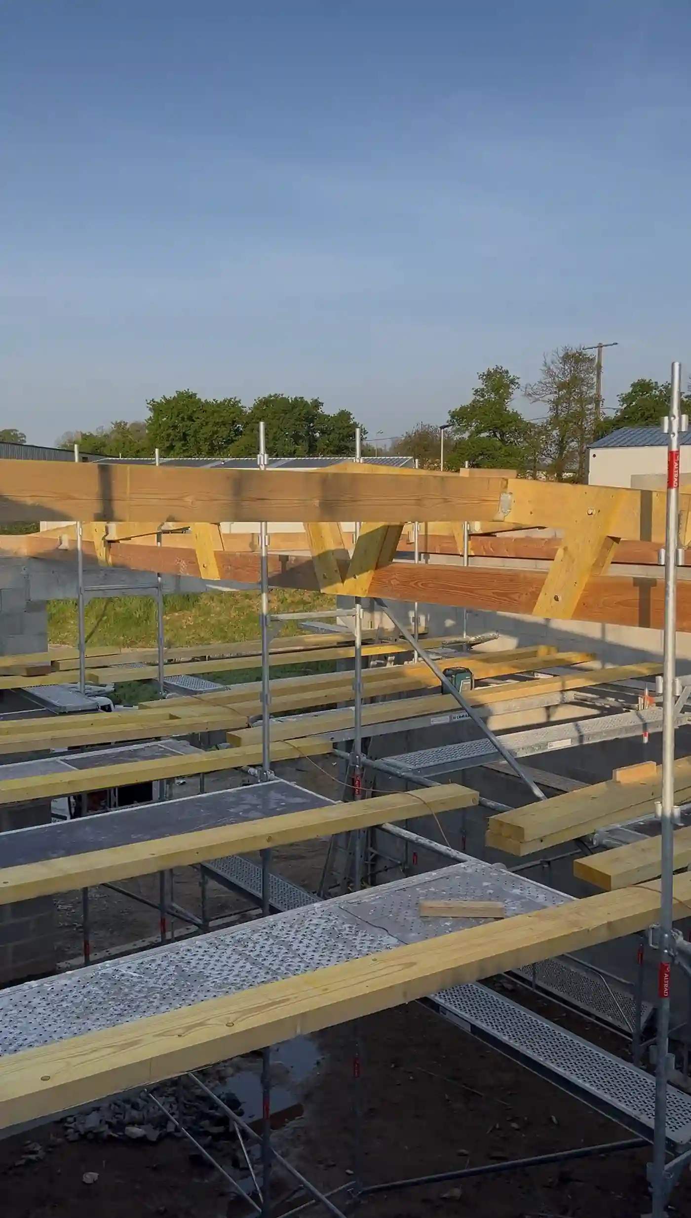 Image d'un chantier - Charpente